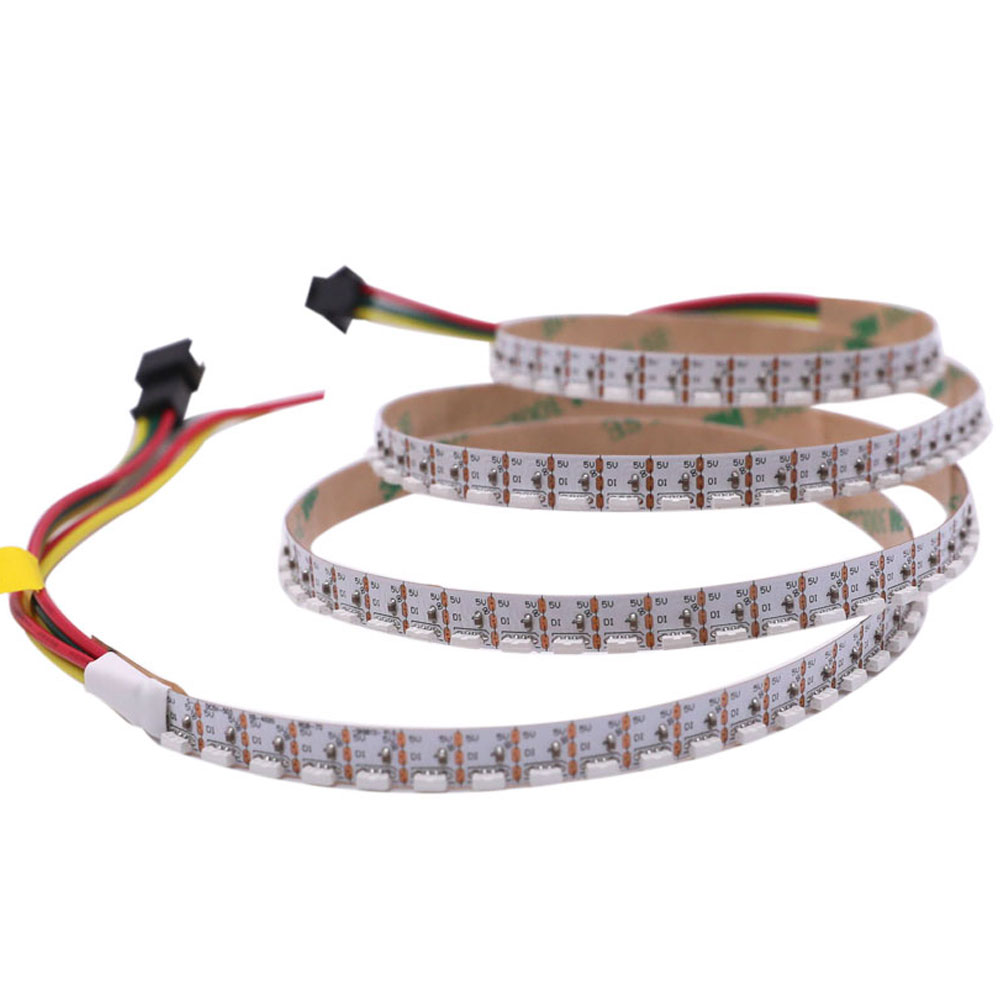 SK6812 RGB DC5V 8MM 144LEDs/m 4020 Side Emitting Individually Addressable LED Strip Lights SK6812 RGB DC5V 8MM 144LEDs/m 4020 Side Emitting Individually Addressable LED Strip Lights